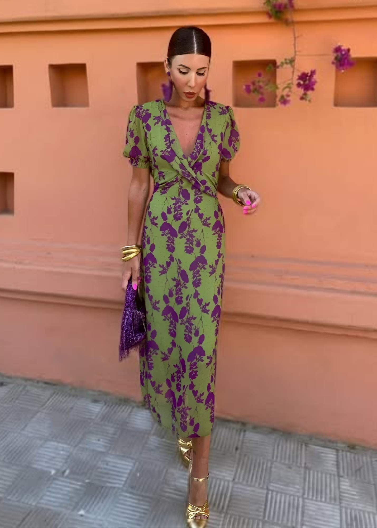 SOFÍA · VESTIDO MAXI FLORAL