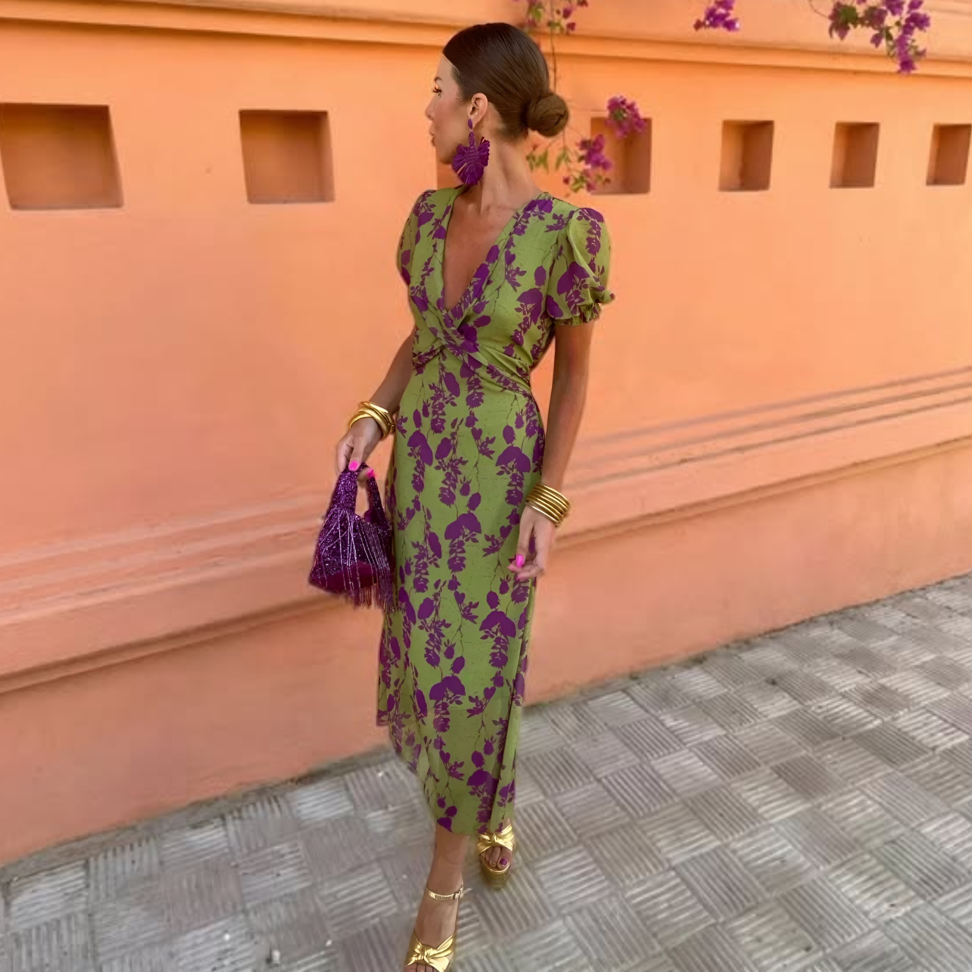 SOFÍA · VESTIDO MAXI FLORAL