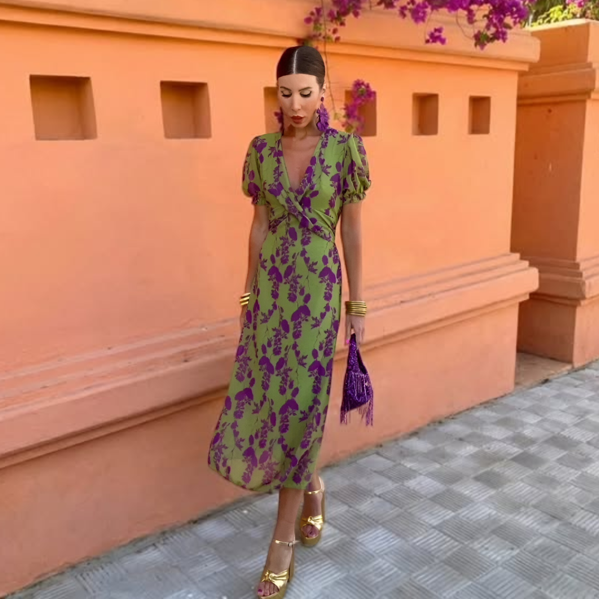 SOFÍA · VESTIDO MAXI FLORAL