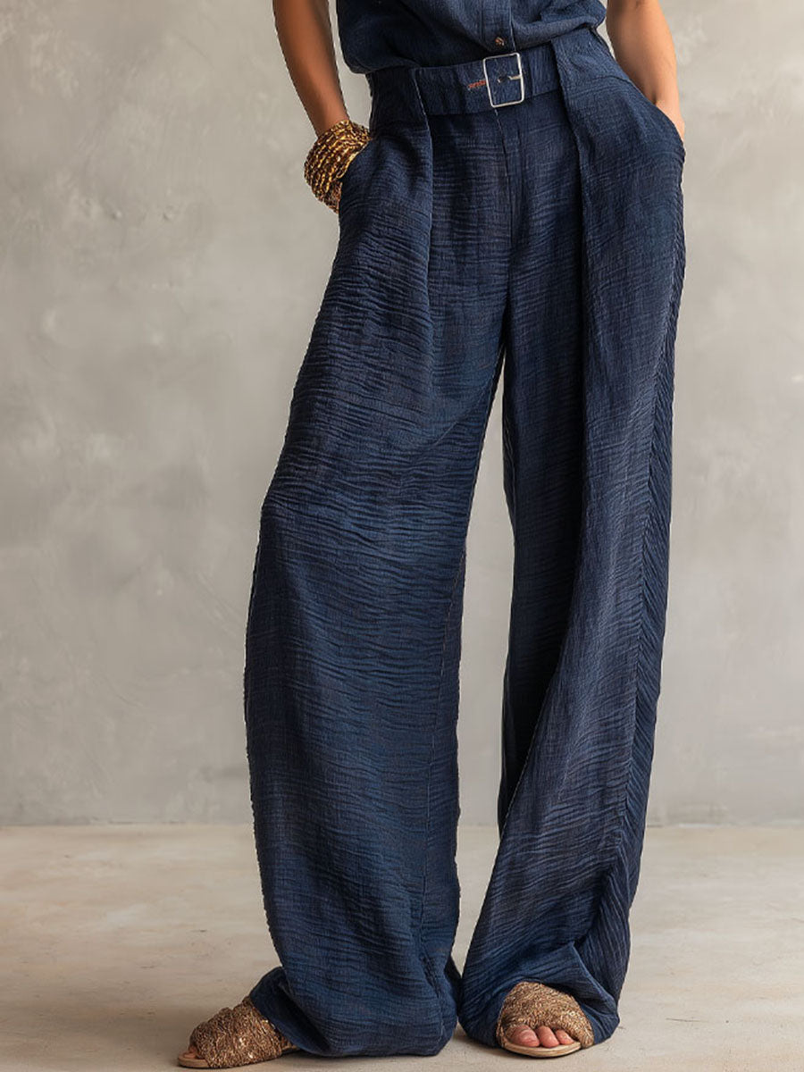 Tuta Utility Boho Senza Maniche con Cintura Grigio Ardesia