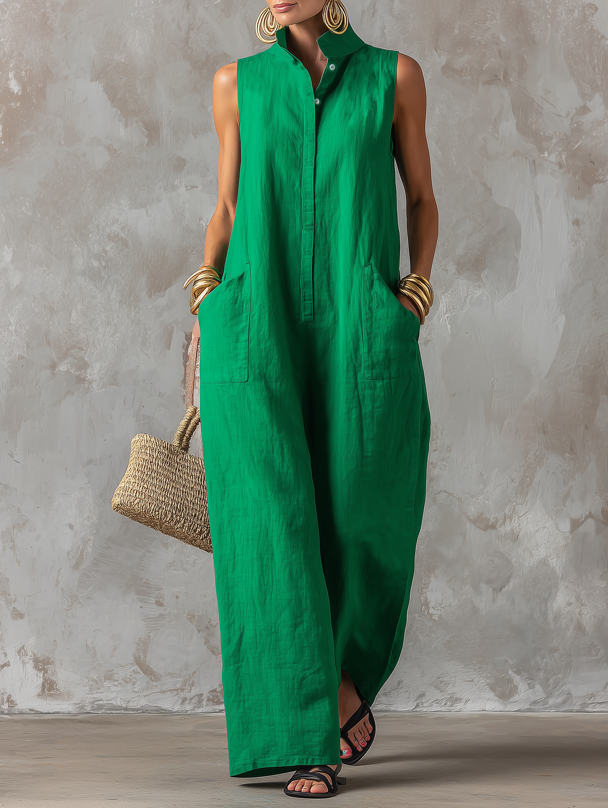 Tuta Intera Jerline™ | Eleganza Minimalista e Stile Fluido