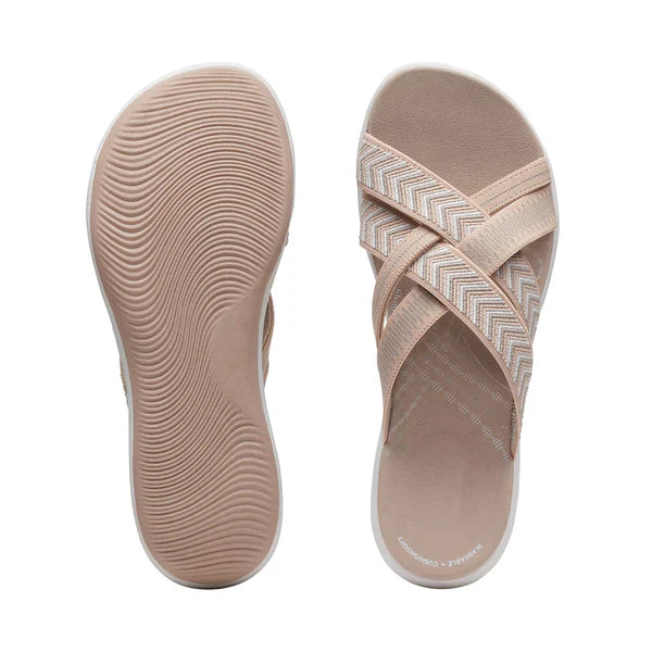 Sandalo Ortopedico Donna In Pelle – Comfort Quotidiano