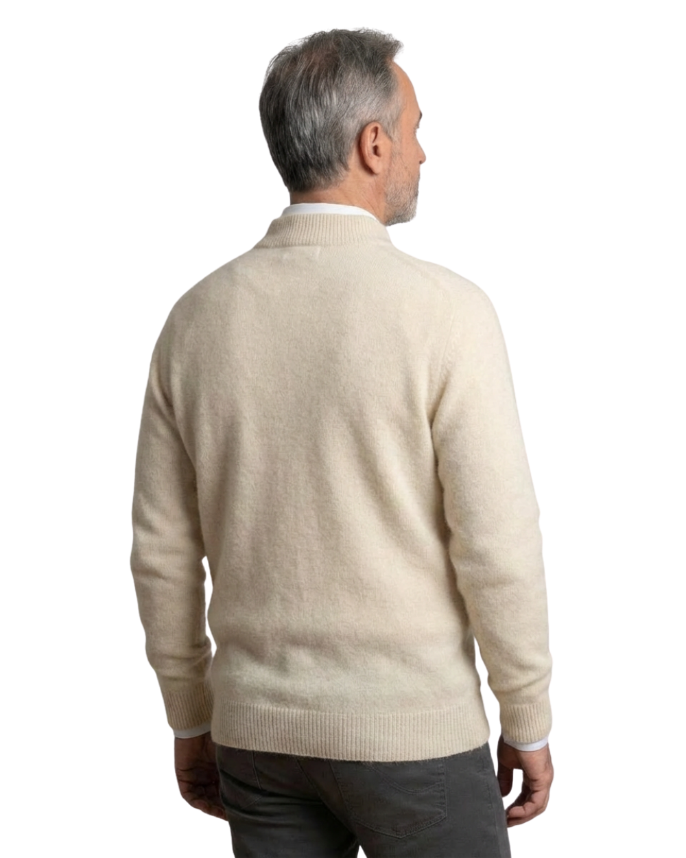 Maglione da uomo 100% cashmere in stile classico