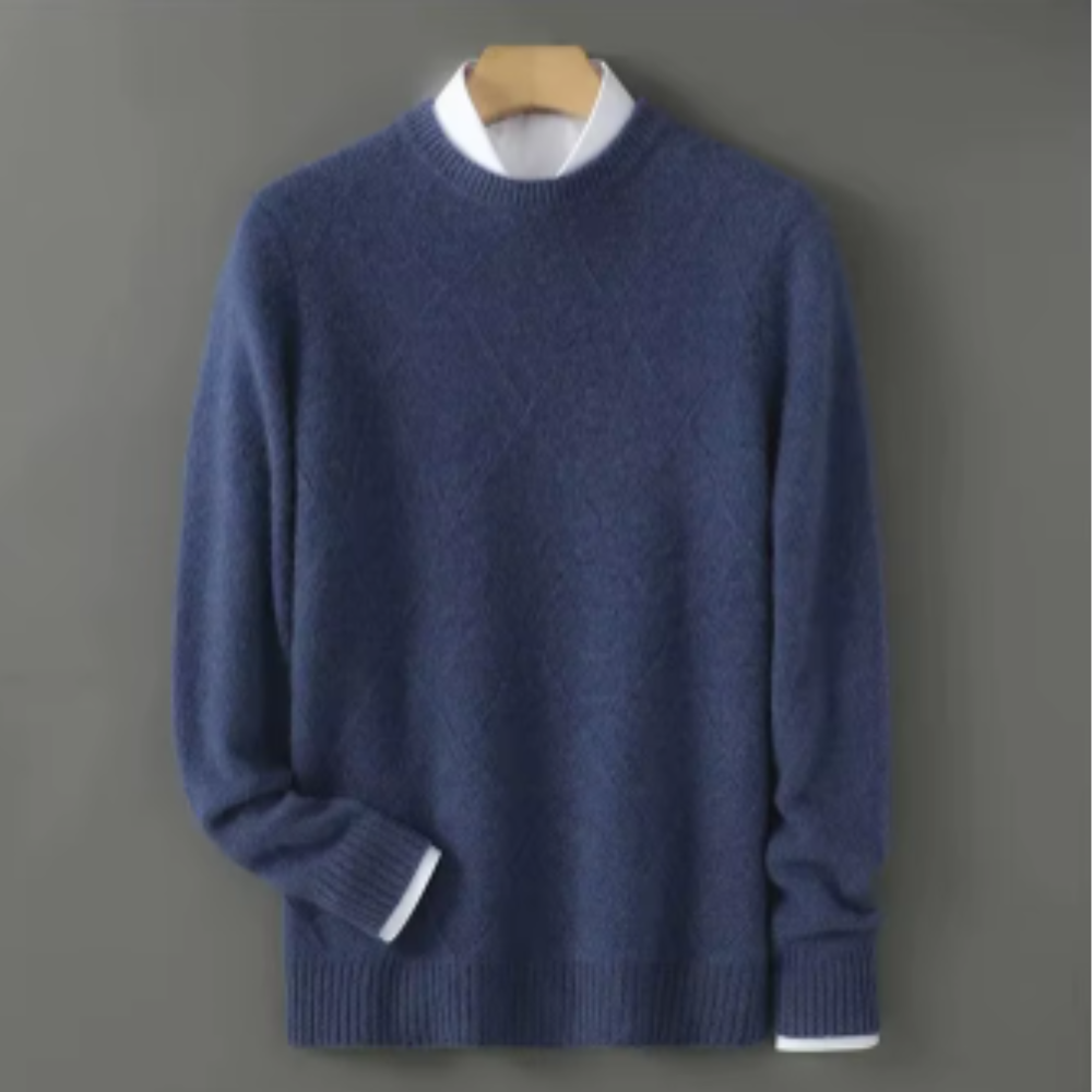 Maglione da uomo in puro cachemire dal taglio elegante