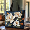 Borsa Artigianale Trapuntata con Magnolia