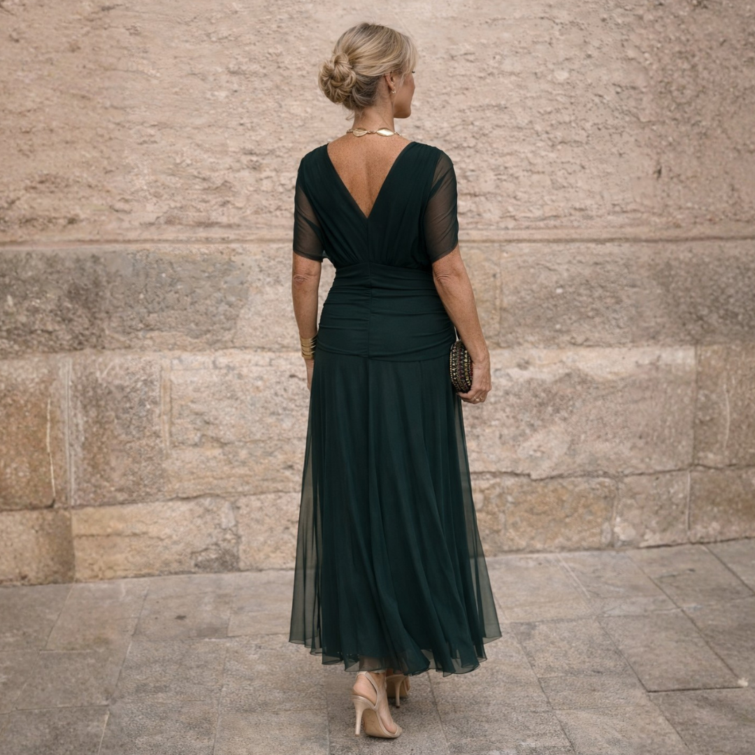 Eliza | Abito verde elegante