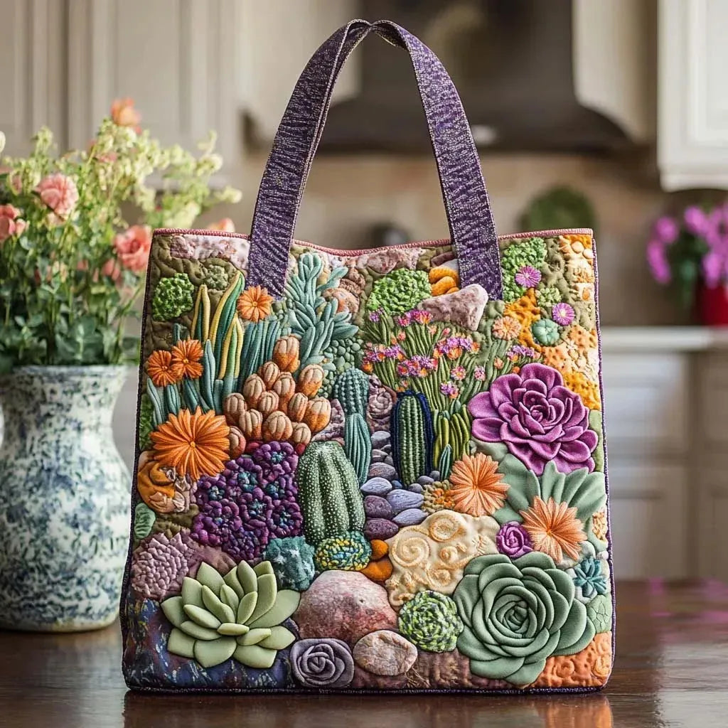 Borsa Artigianale Giardino di Piante Grasse