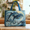 Borsa Artigianale con Delfini