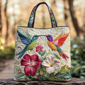 Borsa Zaino Imbottito con Colibrì