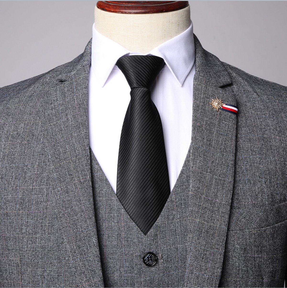 Completo Uomo 3 Pezzi Slim Fit Per Eventi Formali