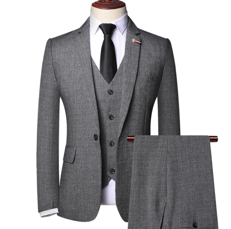 Completo Uomo 3 Pezzi Slim Fit Per Eventi Formali