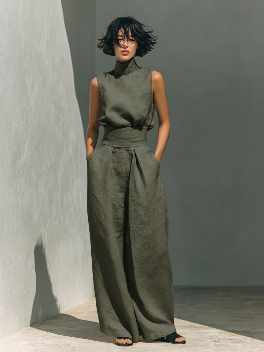 Conjunto Maria | Frescura Minimalista de Dos Piezas