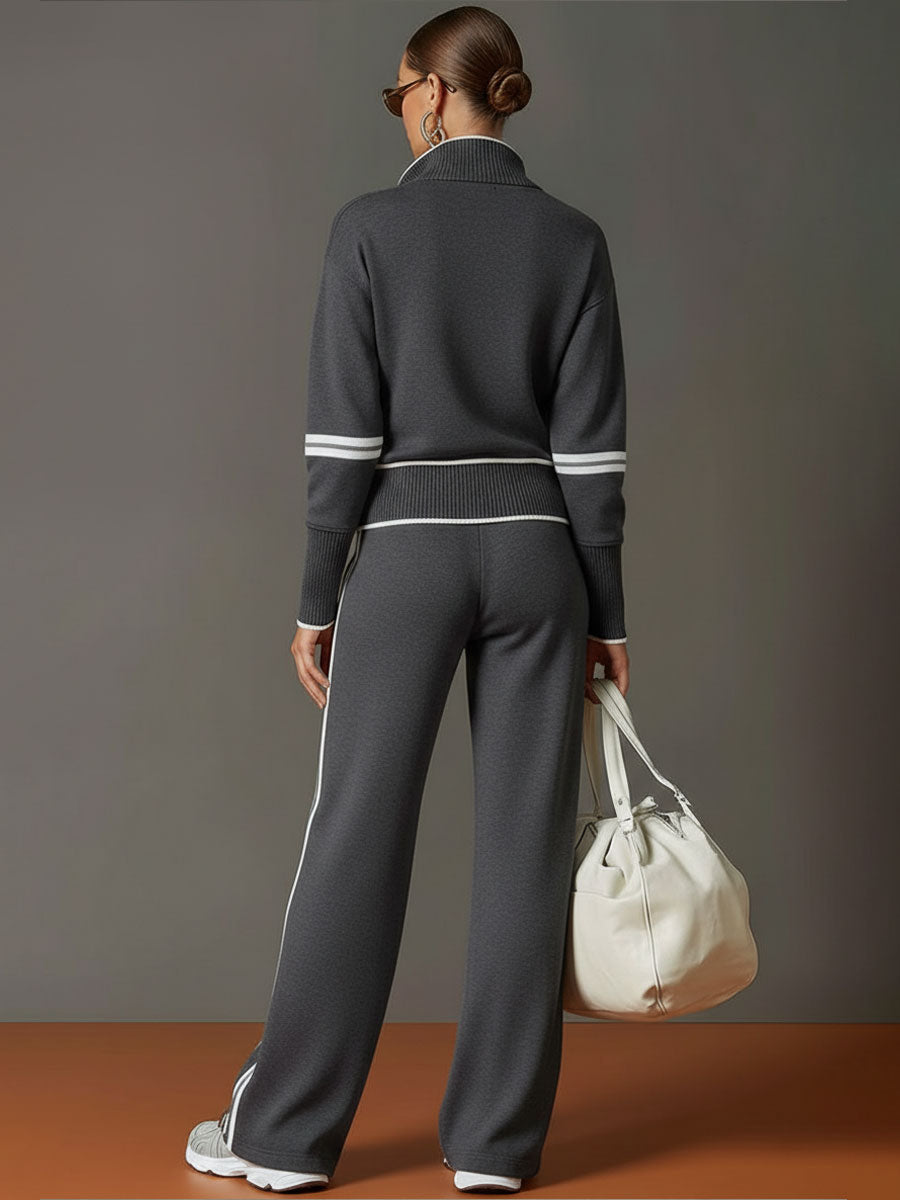 Teresa: Mujer Dos Piezas con Sudadera Half Zip