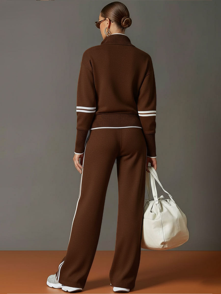 Teresa: Mujer Dos Piezas con Sudadera Half Zip