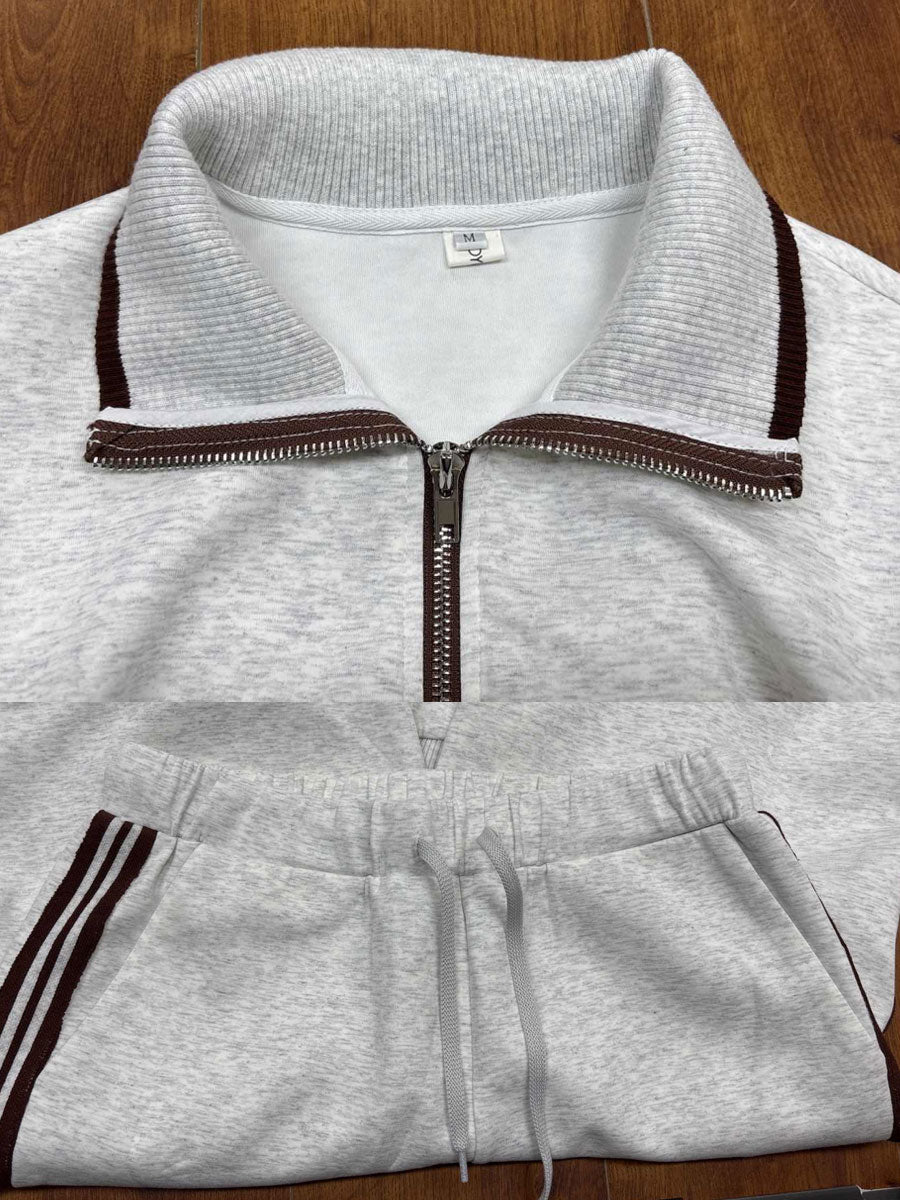 Teresa: Mujer Dos Piezas con Sudadera Half Zip