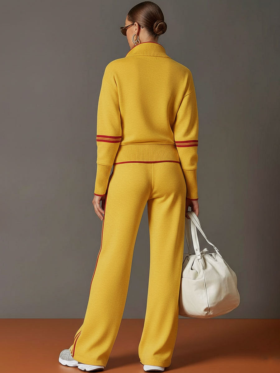 Teresa: Mujer Dos Piezas con Sudadera Half Zip