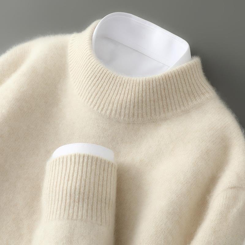Maglione da uomo 100% cashmere in stile classico