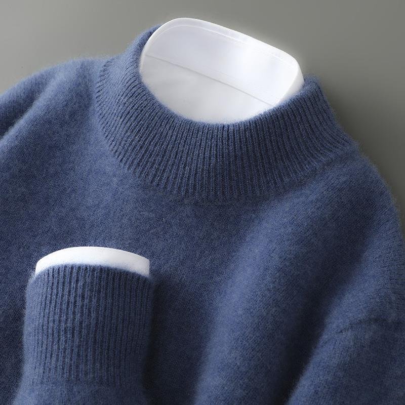 Maglione da uomo 100% cashmere in stile classico