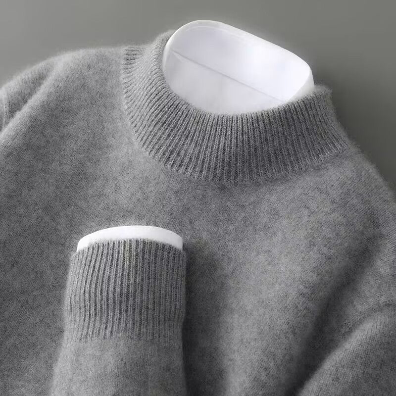 Maglione da uomo 100% cashmere in stile classico