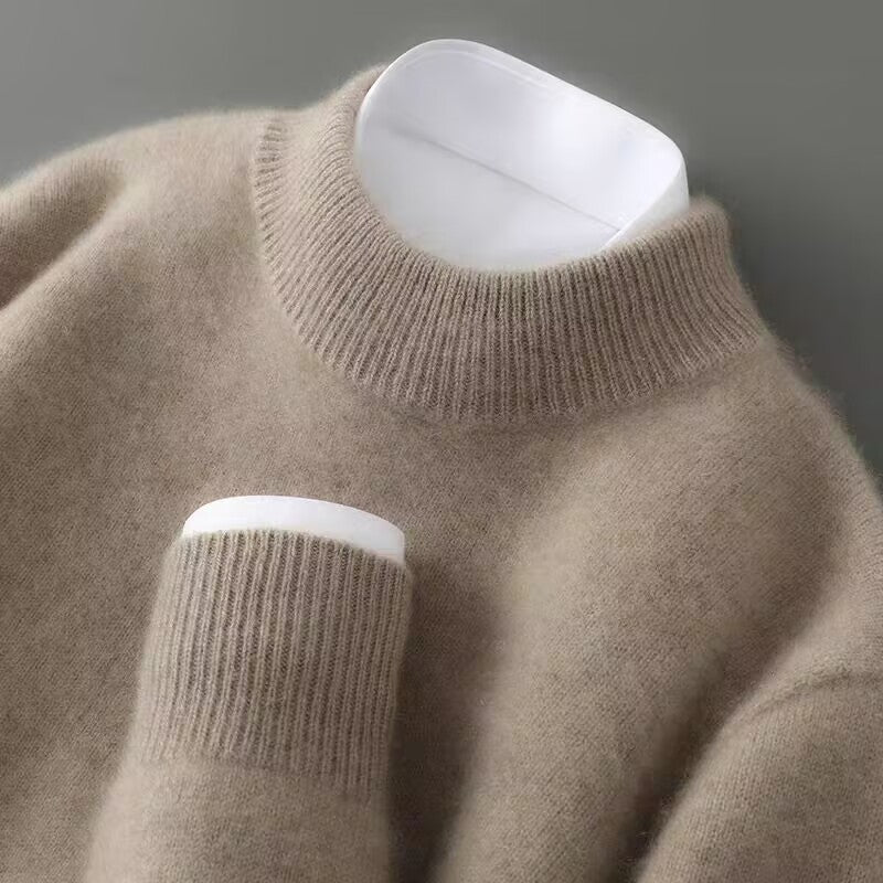 Maglione da uomo 100% cashmere in stile classico