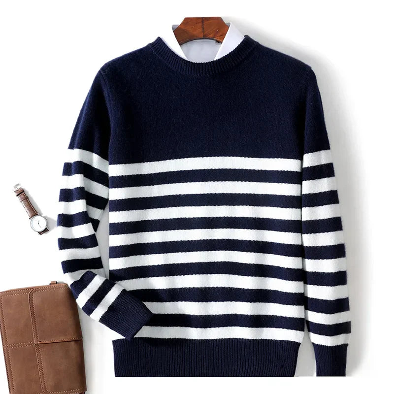 Maglione Classico da Uomo in 100% Lana Merino