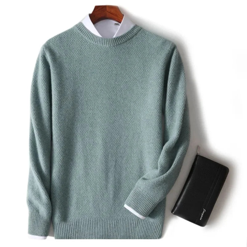 Maglione Uomo 100% Cashmere Dal Taglio Elegante