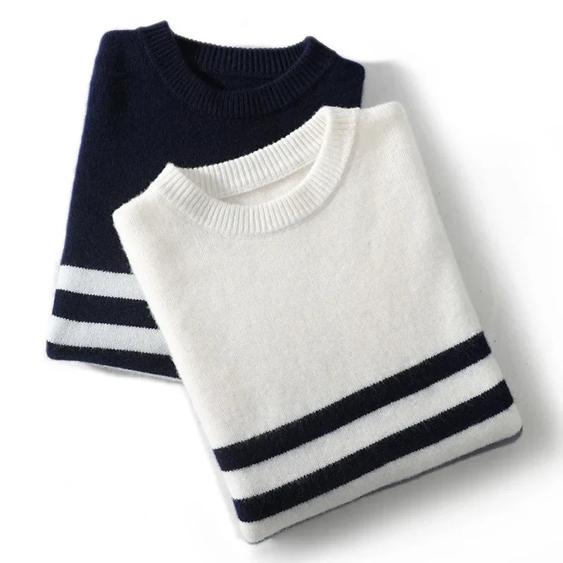 Maglione Classico da Uomo in 100% Lana Merino