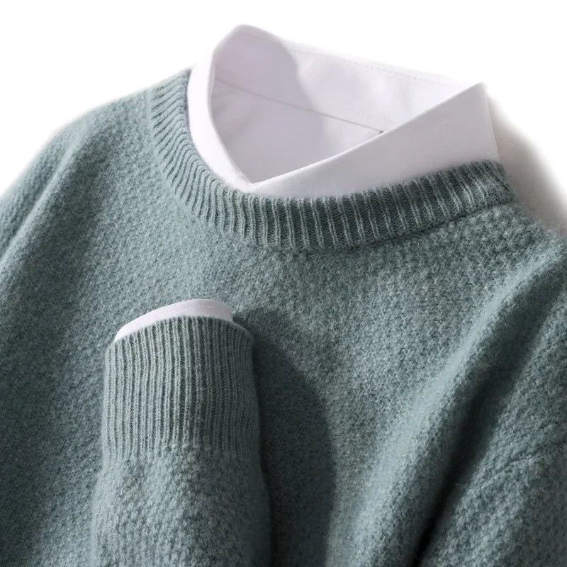 Maglione Uomo 100% Cashmere Dal Taglio Elegante