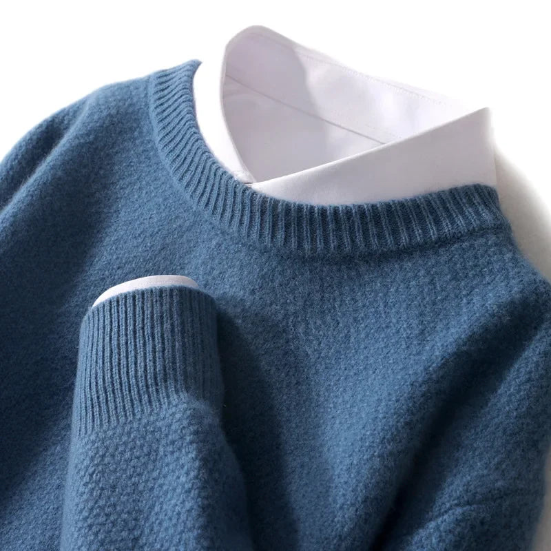 Maglione Uomo 100% Cashmere Dal Taglio Elegante