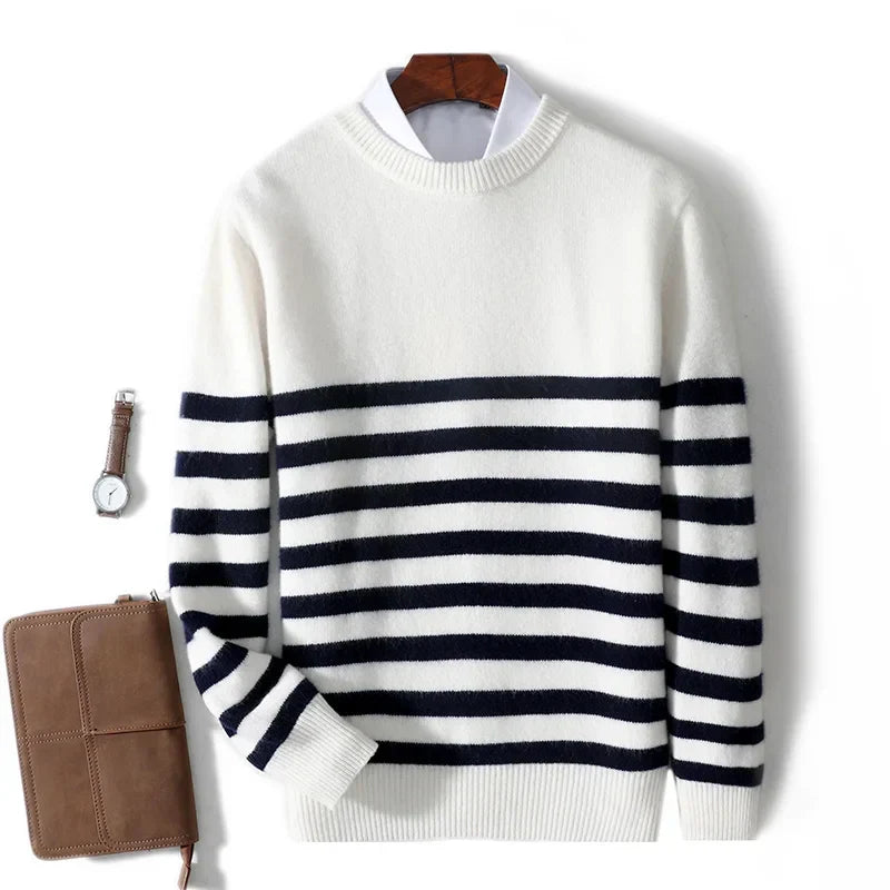 Maglione Classico da Uomo in 100% Lana Merino