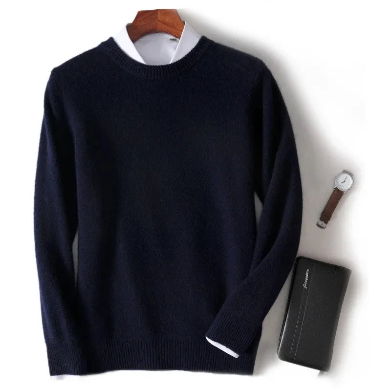 Maglione Uomo 100% Cashmere Dal Taglio Elegante