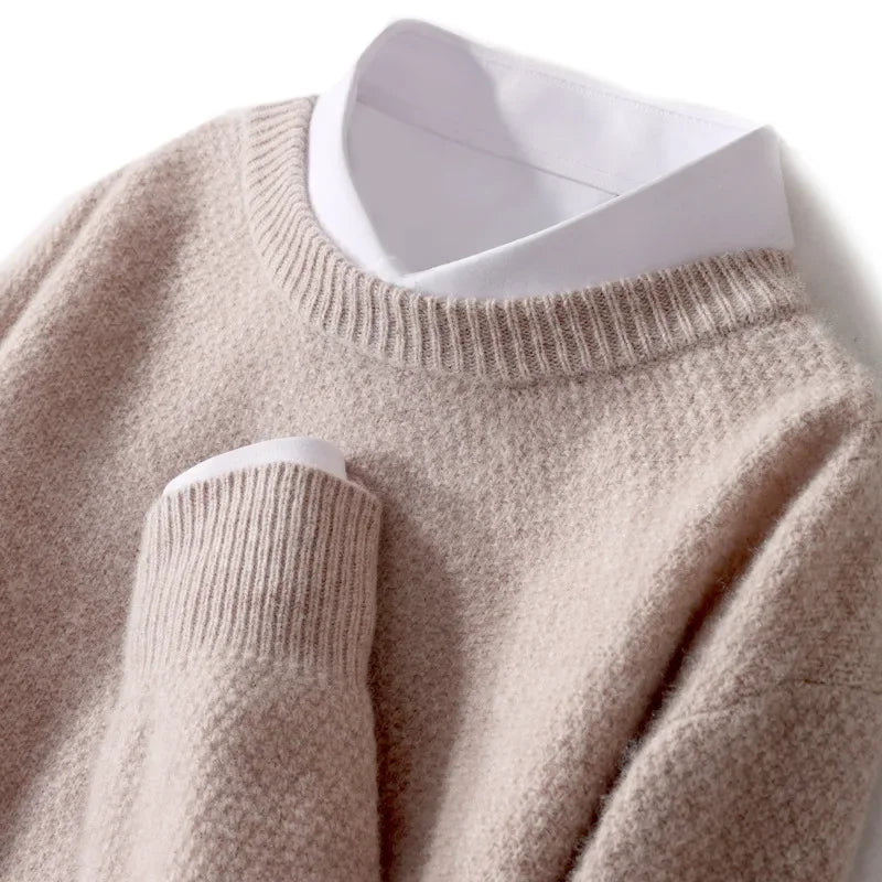 Maglione Uomo 100% Cashmere Dal Taglio Elegante
