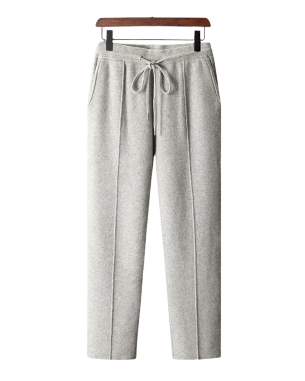 Pantalón De Hombre 100% Cachemira Corte Entallado