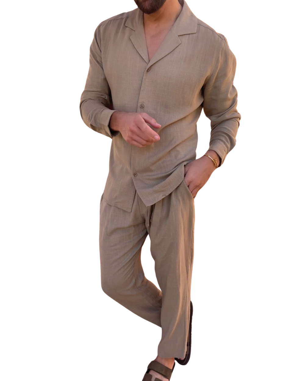 Completo da uomo in lino Auckland 100% traspirante