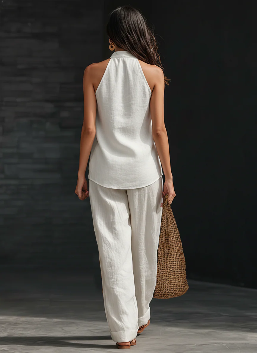 Zoë™ – Completo senza maniche e pantaloni larghi