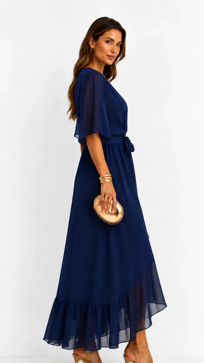 LÉA | Abito Maxi in Chiffon