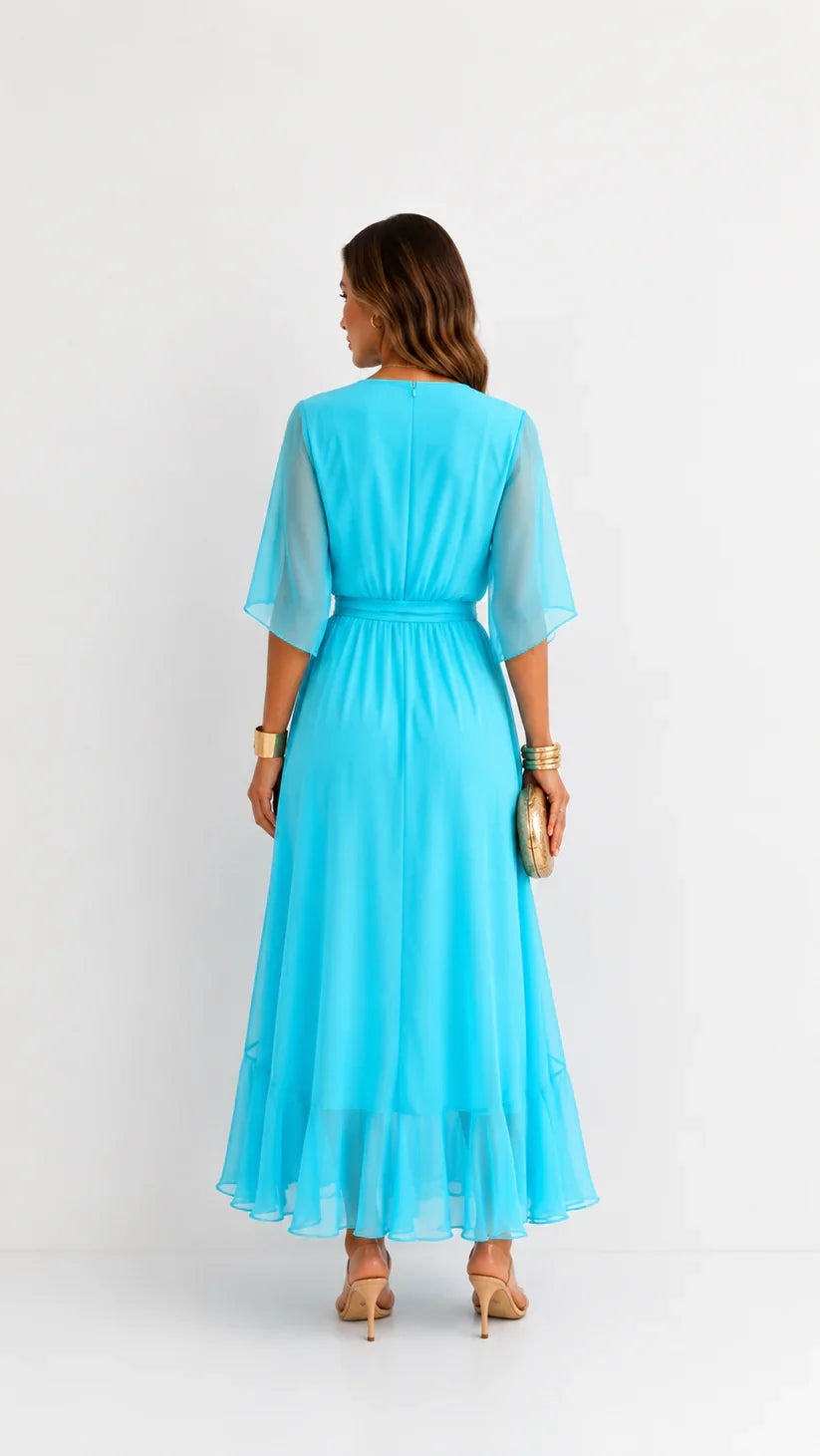 LÉA | Abito Maxi in Chiffon
