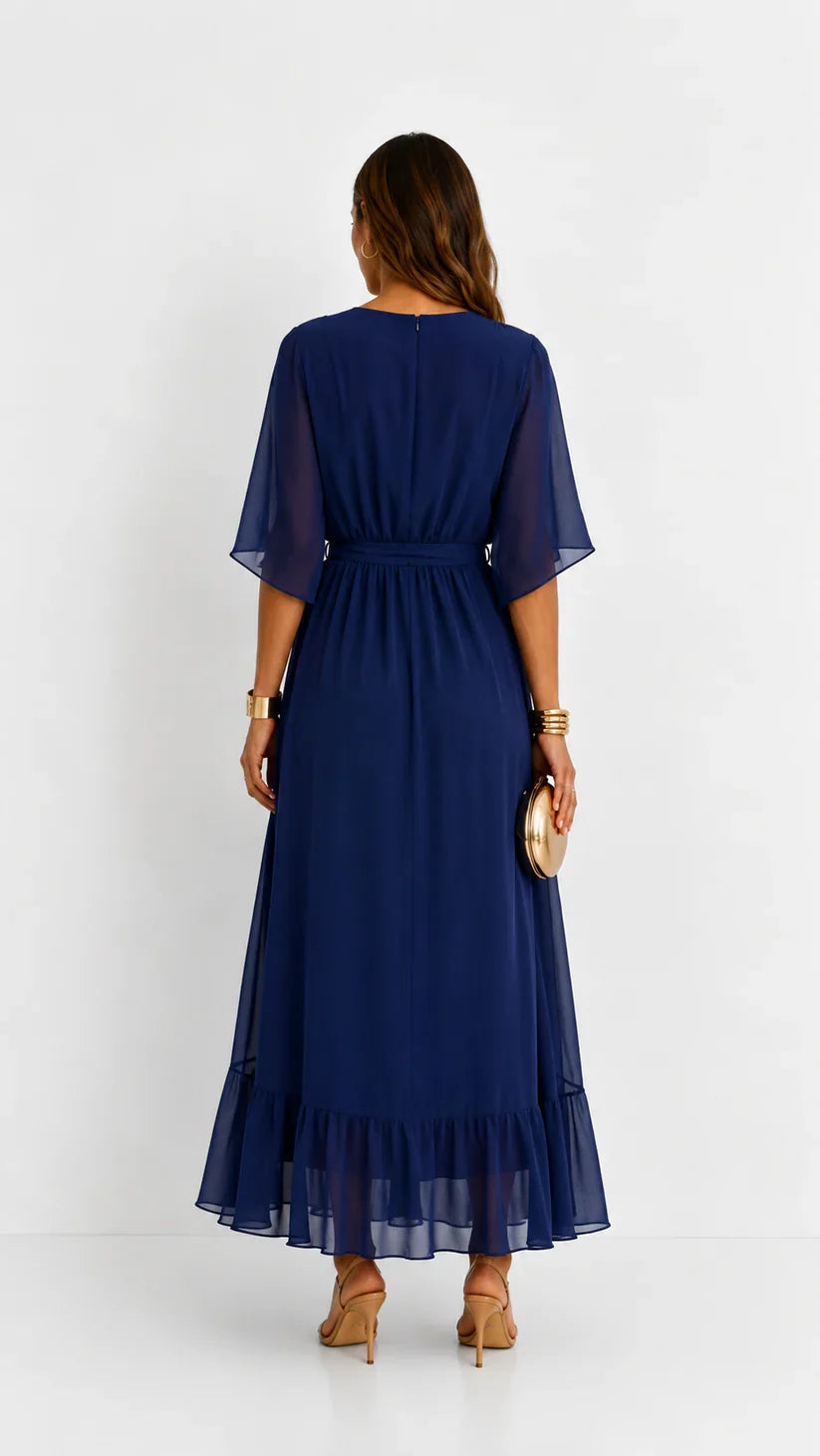 LÉA | Abito Maxi in Chiffon
