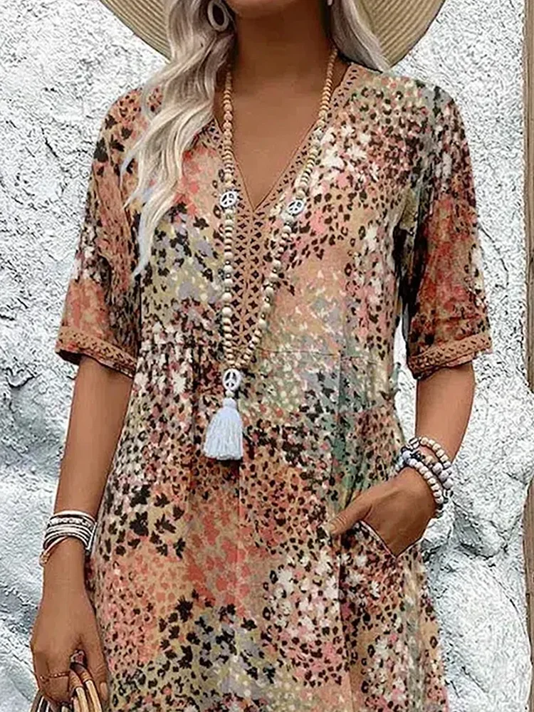 Véronique – Elegante abito midi dal taglio fluido