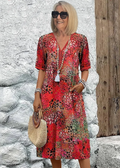 Véronique – Elegante abito midi dal taglio fluido