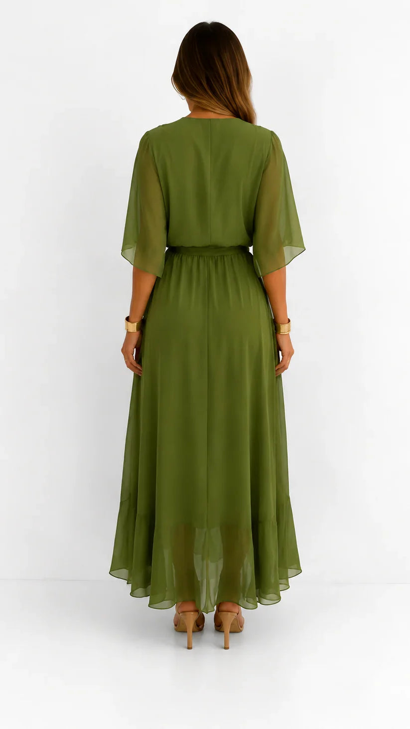 LÉA | Abito Maxi in Chiffon