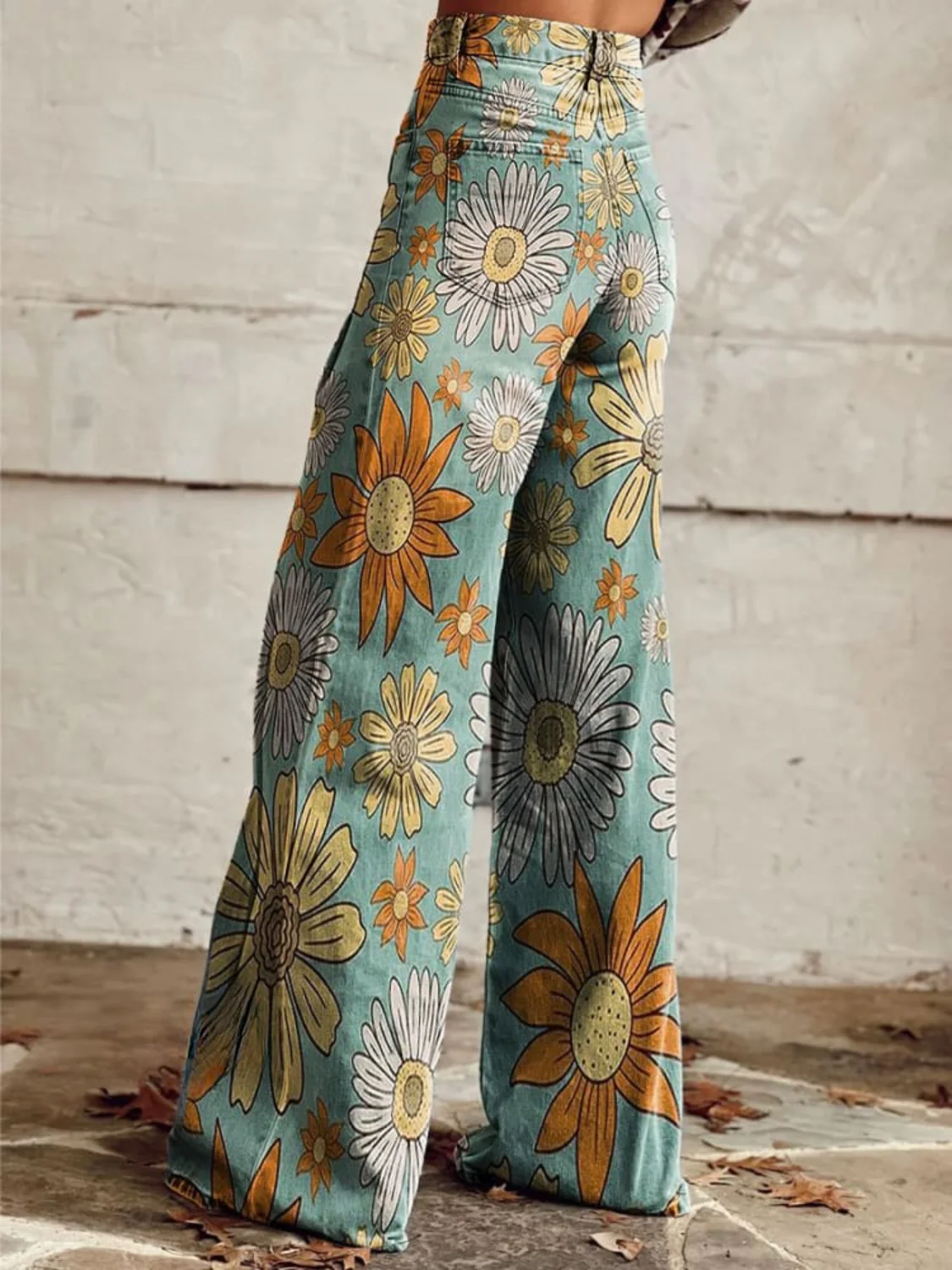 Léna - Pantalones amplios florales