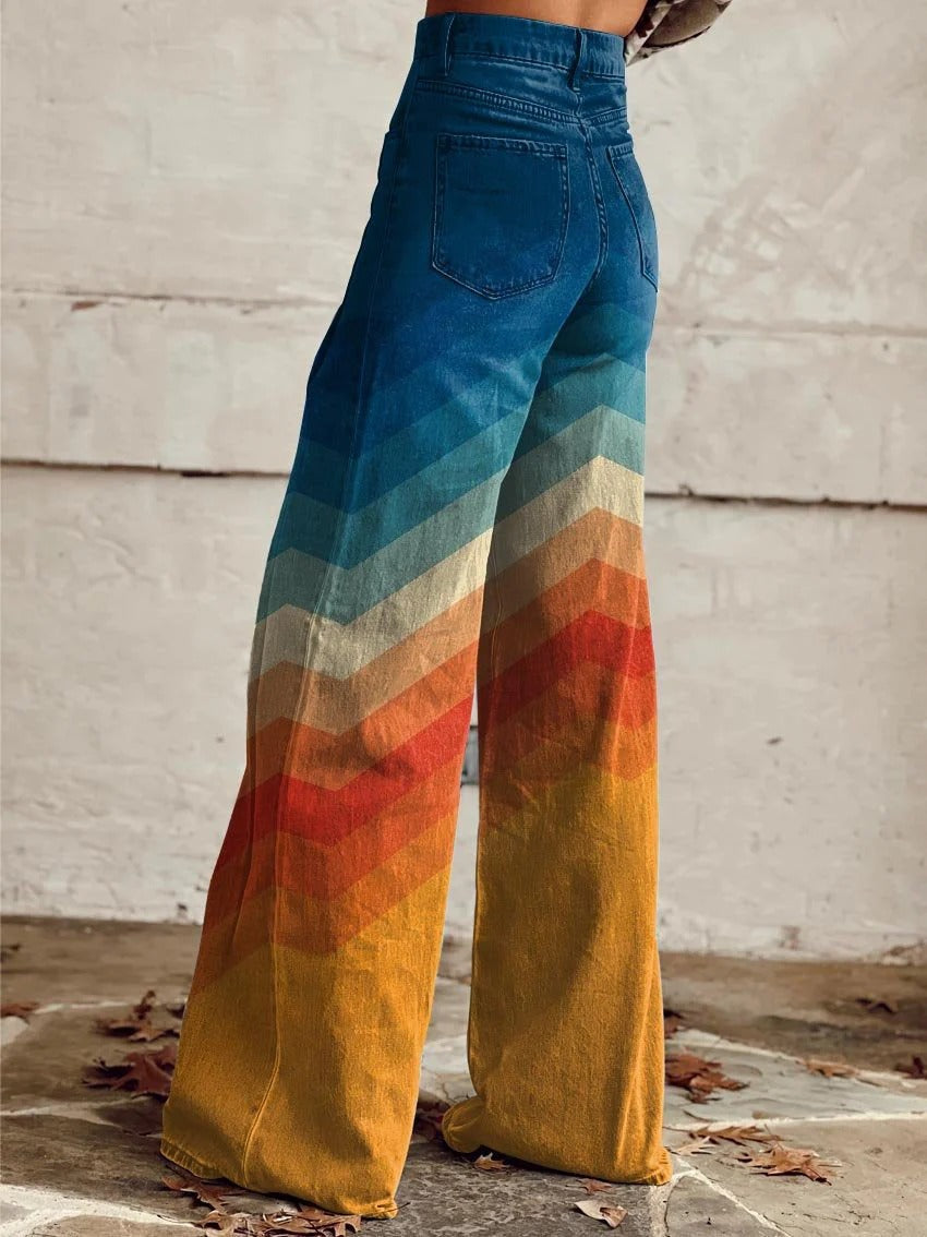 Léna - Pantalones amplios florales