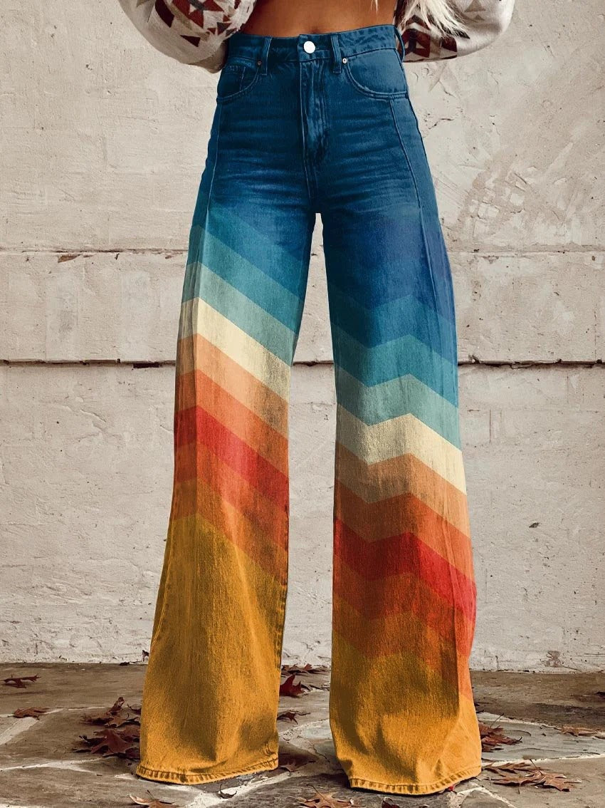 Léna - Pantalones amplios florales
