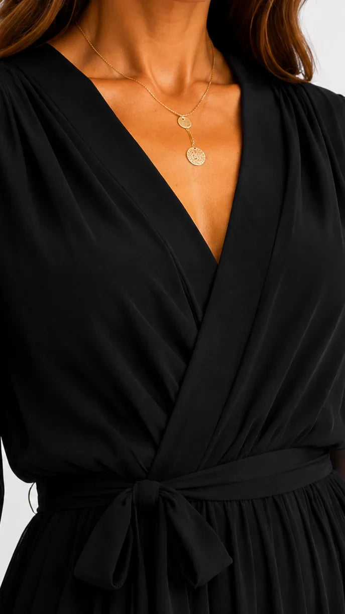 LÉA | Abito Maxi in Chiffon