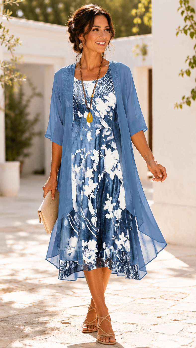 Olivia | Vestito Donna Due Strati Leggero