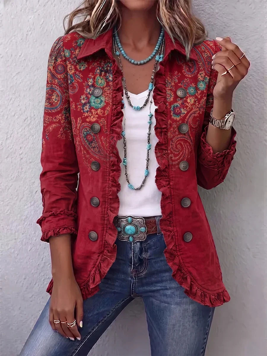 Fayrene™ | Giacca Paisley Bohémien