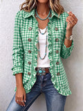 Charlene™ | Giacca a Righe con Rouches