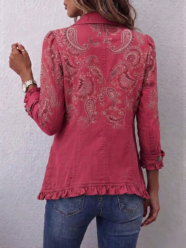 Anouk™ | Giacca Paisley con Rever