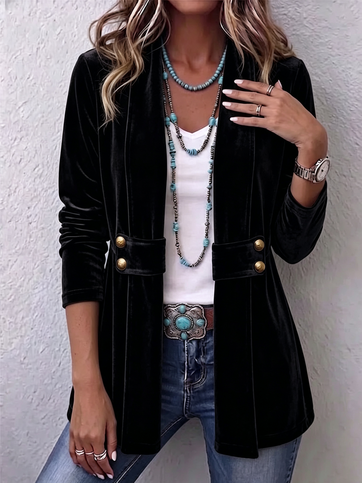 Holliwell™ | Giacca Vintage con Risvolto